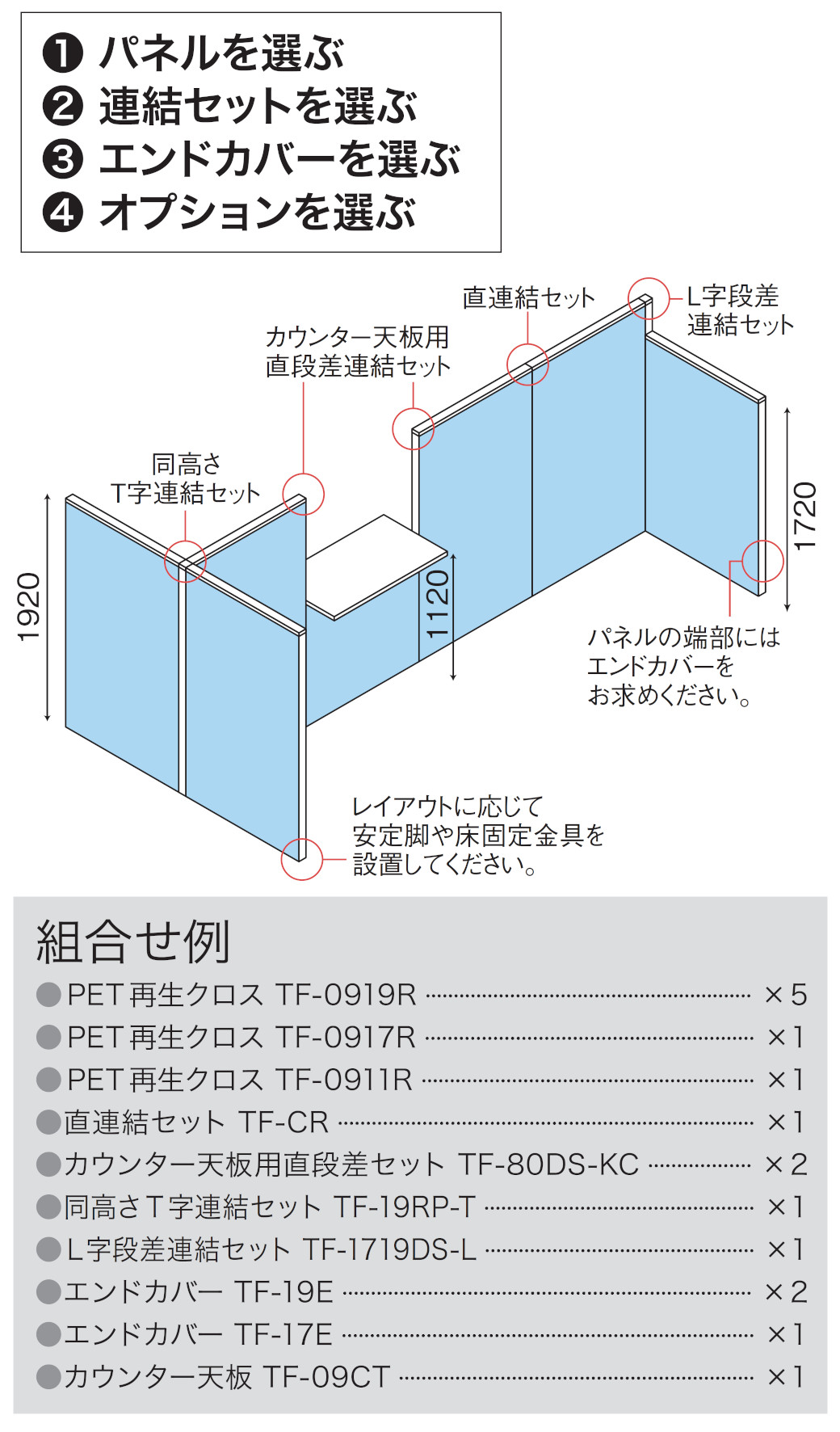 PLUS WEB CATALOG | システムパーティション | TFパネル | 658-150