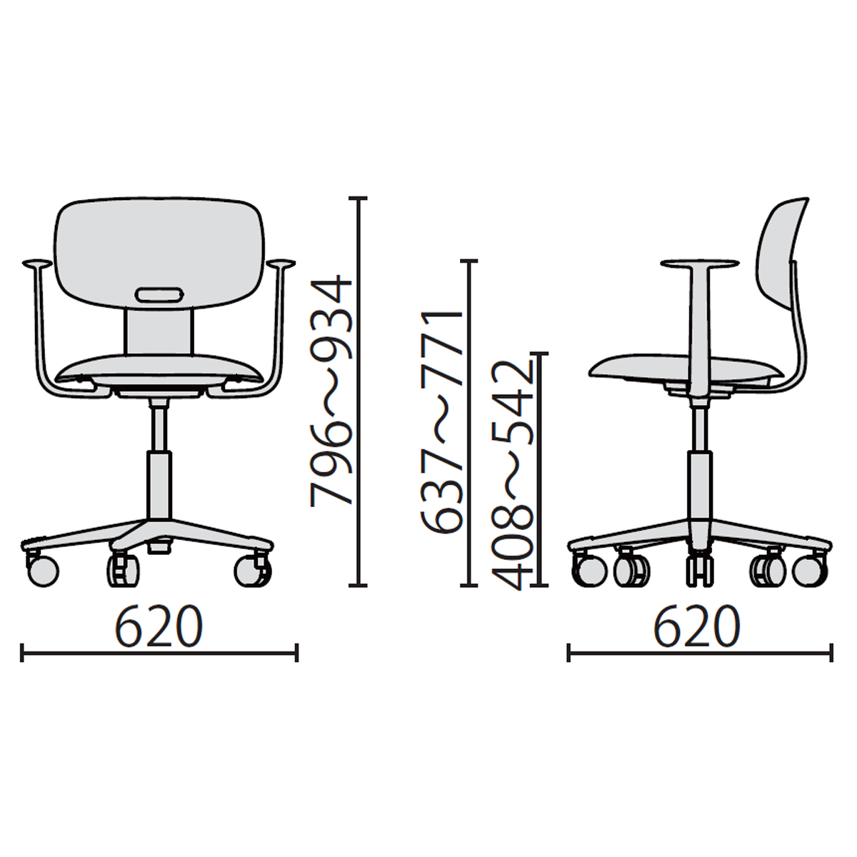 PLUS WEB CATALOG | チェア | HAG | 691-384