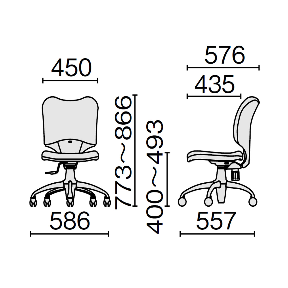 PLUS WEB CATALOG | オフィスチェア | プロップ | 610-640