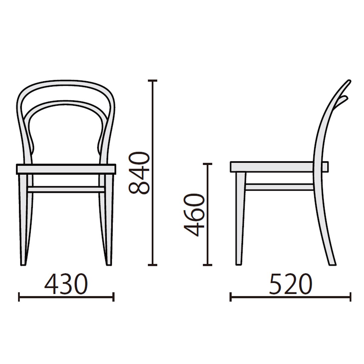 PLUS WEB CATALOG | チェア | THONET | 667-534