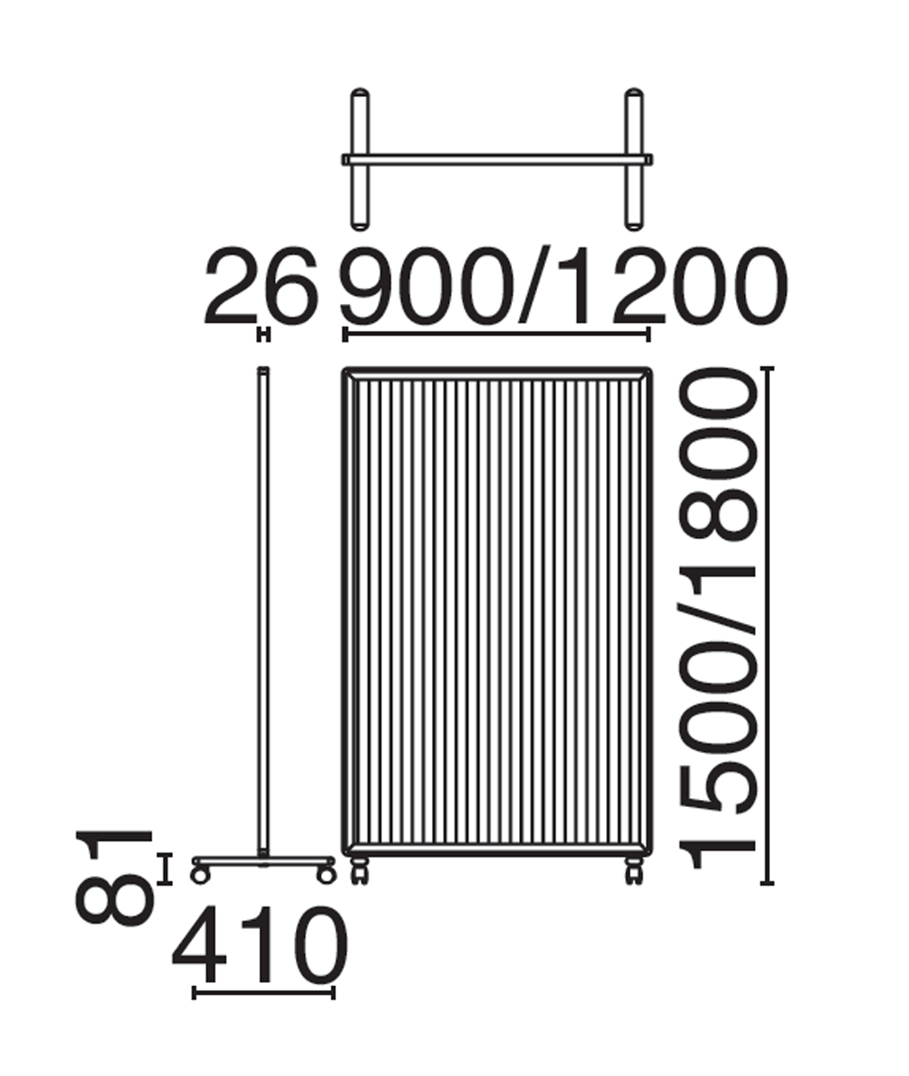 PLUS WEB CATALOG | 衝立・簡易間仕切り | SY-2スクリーン | 18-942