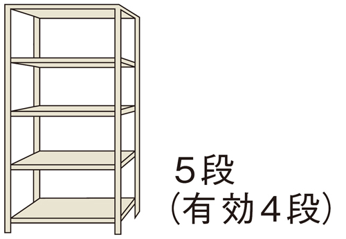 PLUS WEB CATALOG | 物品棚・移動棚・作業用品 | 軽量棚P-Ⅱ型 | 代表 