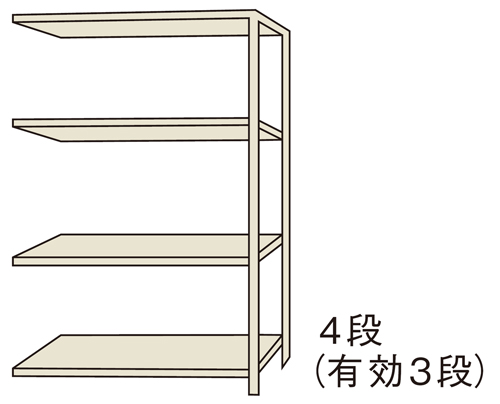 PLUS WEB CATALOG | 物品棚・移動棚・作業用品 | 中軽量棚MS型 | 代表 