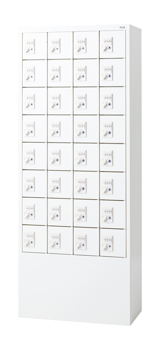 希少　ロッカー 4人用ロッカー ラテラルキャビネット付き ダイヤル式 W800