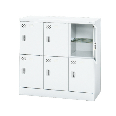 F1086　24人数用ロッカー　PLUS　KL-H38K　送料B　札幌　プラクラ南9条店 プラス 多人数用ロッカー 24人用（3列8段） KL-H38K/KL-H38N/KL
