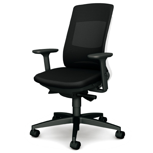 ◆未使用品◆PLUS  BJチェア　グレー　高機能メッシュチェア　モダン 9n-dx-1h-gy-w.jpg
