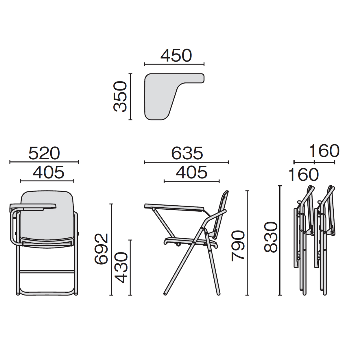 PLUS WEB CATALOG | ミーティングチェア | FC-215 | 69-017