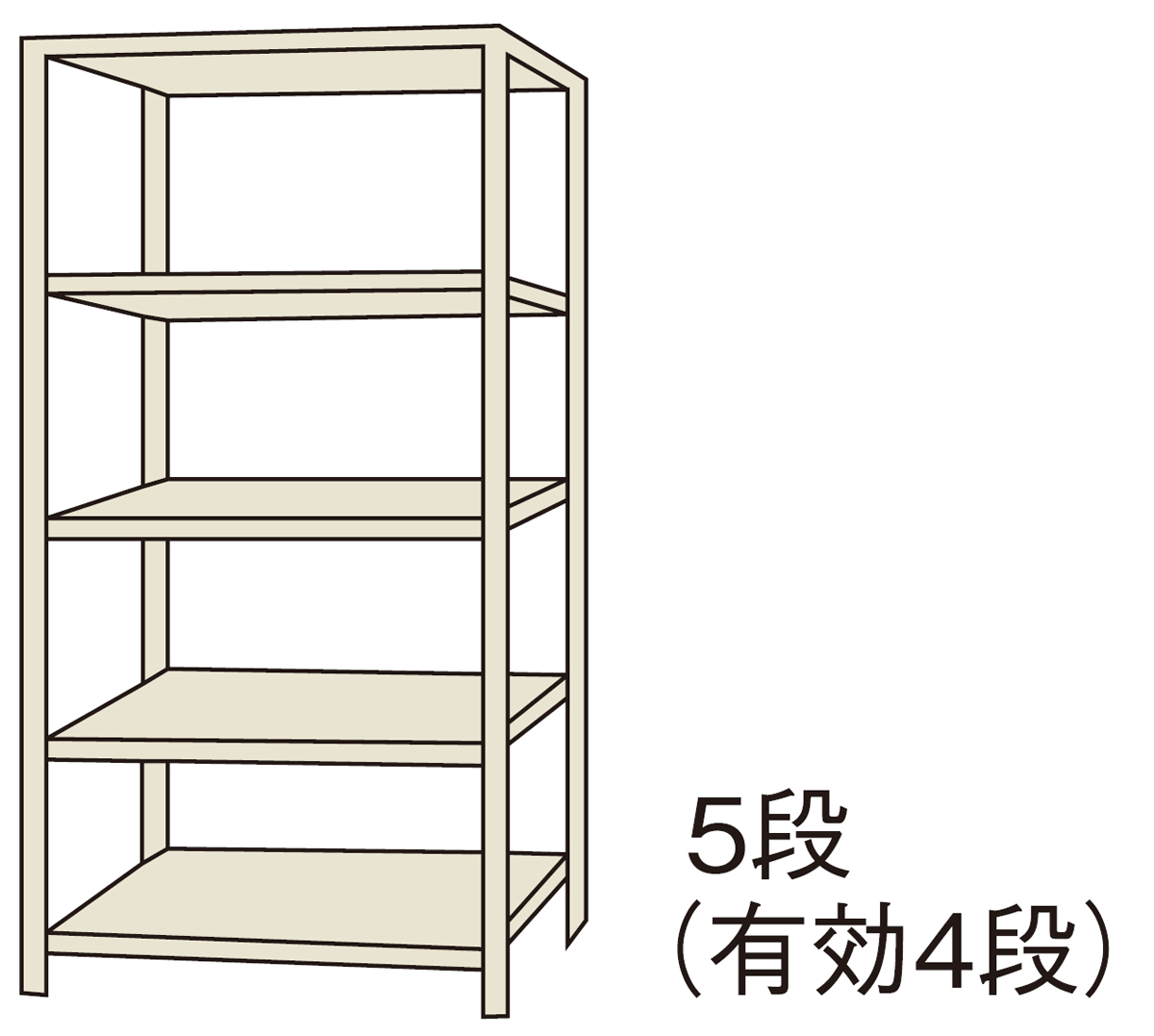 PLUS WEB CATALOG | 物品棚・移動棚・作業用品 | 軽量棚L型 | 11-453