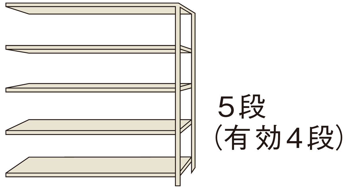 PLUS WEB CATALOG | 物品棚・移動棚・作業用品 | 軽量棚P-Ⅱ型 | 13-945