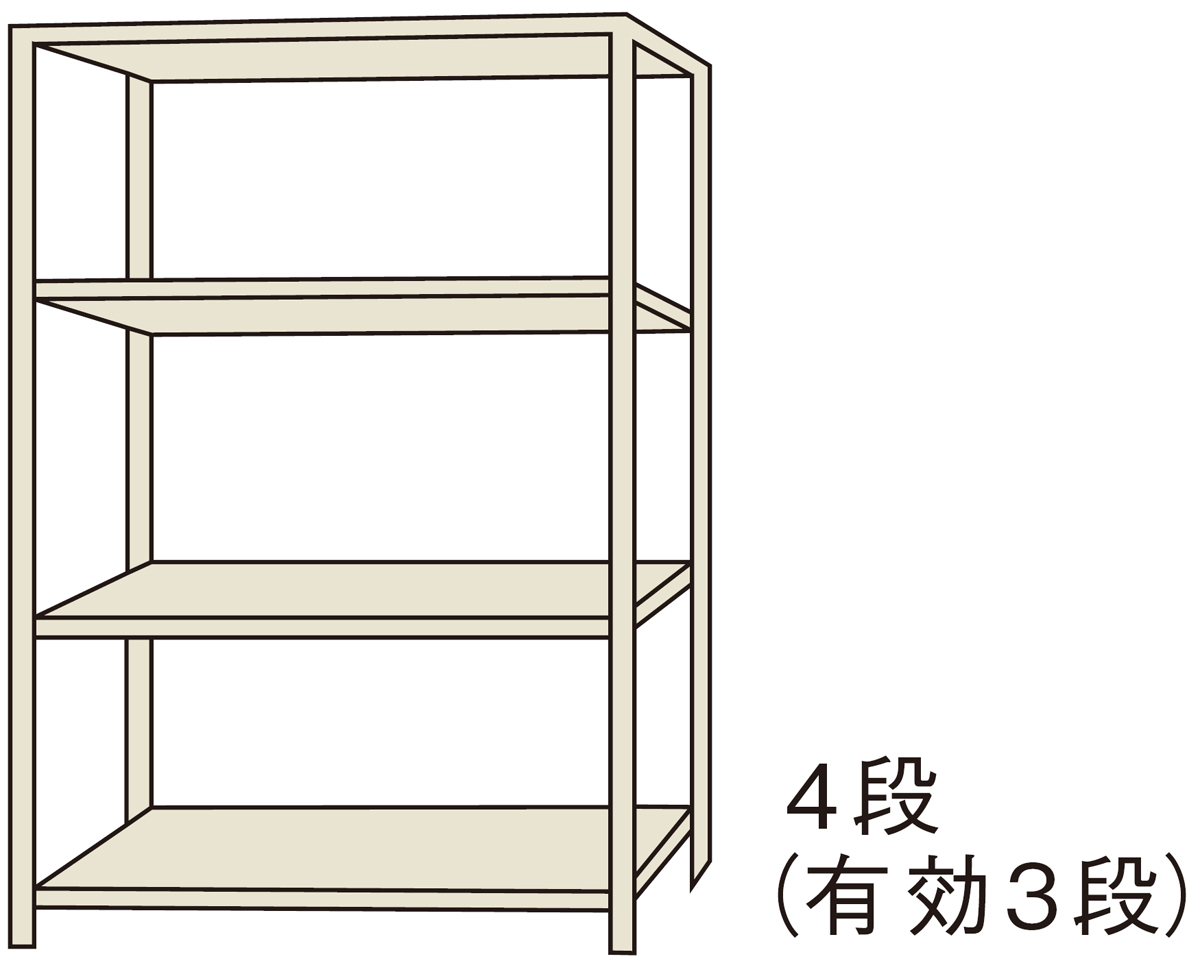 PLUS WEB CATALOG | 物品棚・移動棚・作業用品 | 中軽量棚MS型 | 15-811