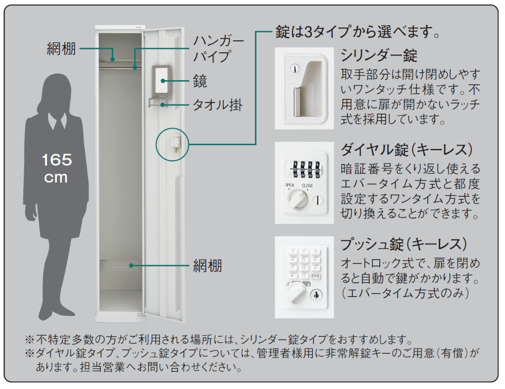 PLUS WEB CATALOG | ロッカー | 更衣ロッカー LZシリーズ | 41-859