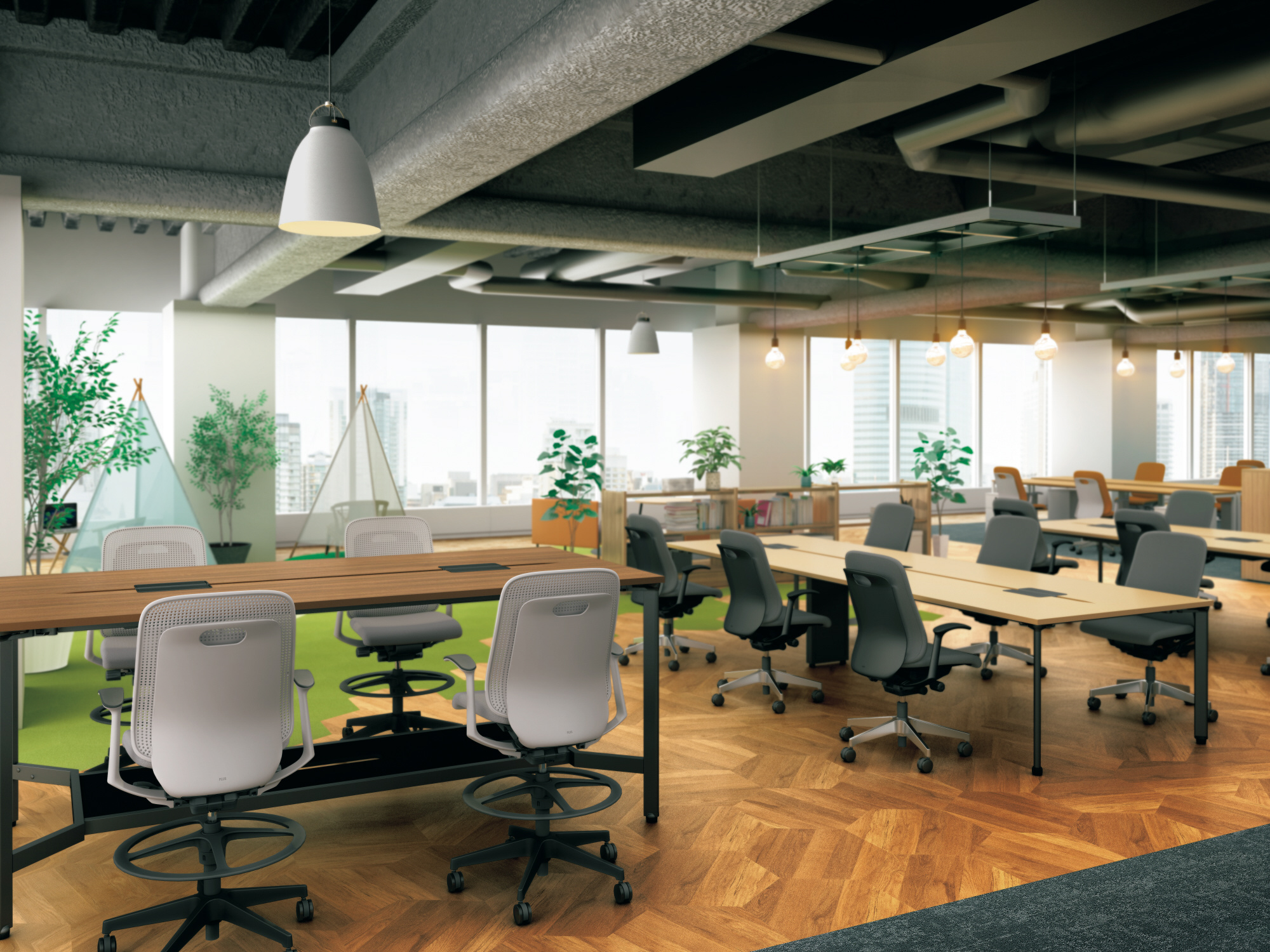 PLUS WEB CATALOG | フリースタイルデスク | minimo lots | 571-974