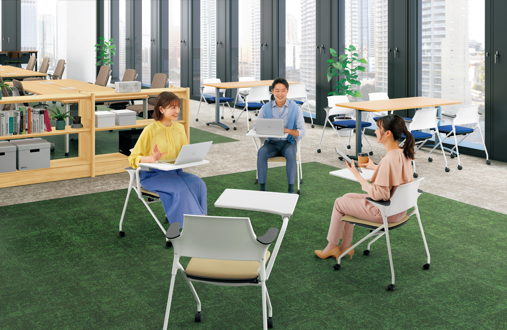 めりめりページ PLUS WEB CATALOG | ミーティングチェア | NEWMAL | 687-347