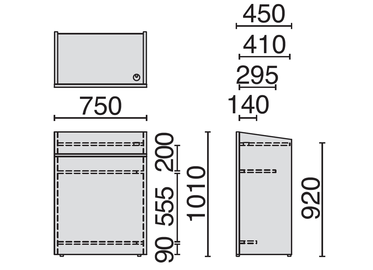 PLUS WEB CATALOG | 講演台・テレビ台 | 講演台・司会者台・花台 | 21-507