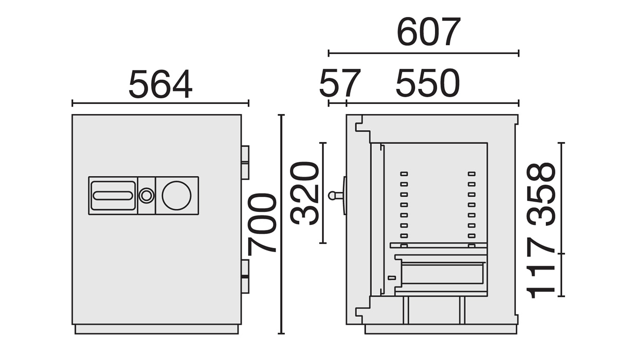 PLUS WEB CATALOG | 書庫・金庫 | 耐火金庫 | 23-276