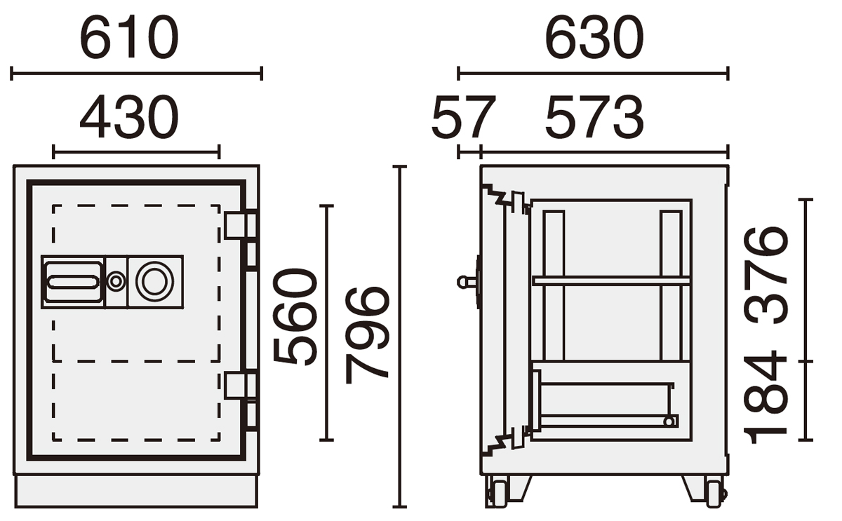 PLUS WEB CATALOG | 書庫・金庫 | 耐火金庫 | 23-361