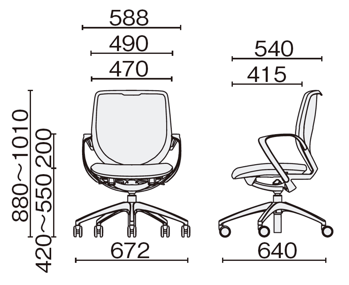 PLUS WEB CATALOG | オフィスチェア | ジロフレックス 313 | 623-700