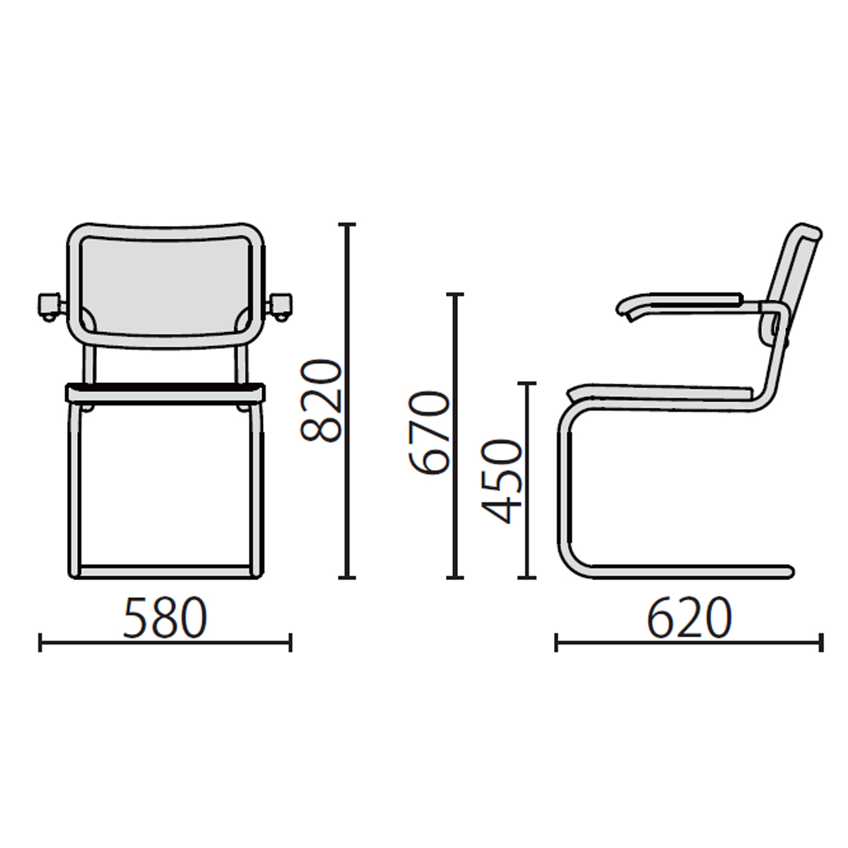 PLUS WEB CATALOG | チェア | THONET | 667-550