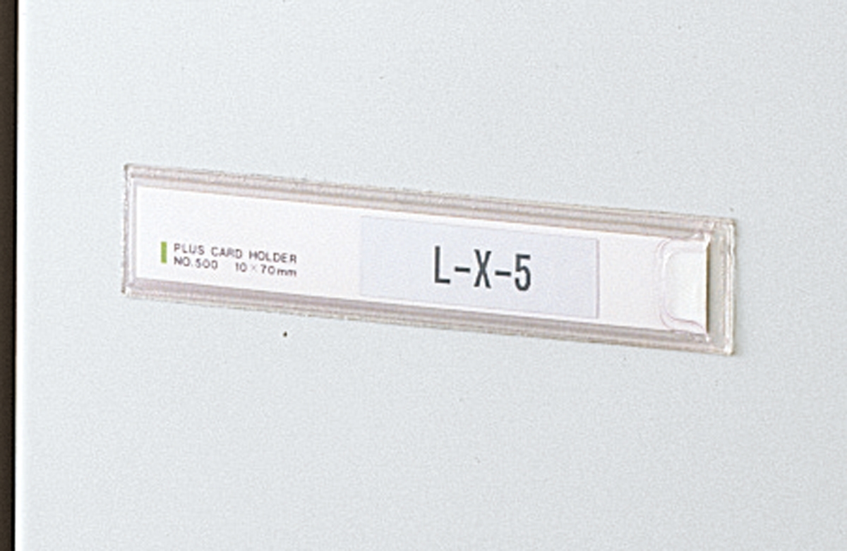 粘着剤付カードホルダー（スティキット） W99×H35mmのPLUS公式商品画像