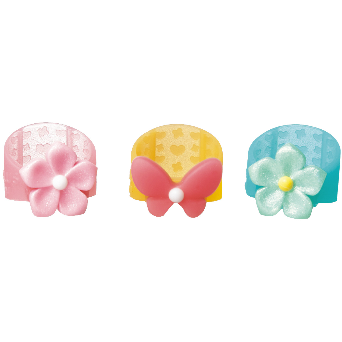 メクリッコ Sweet（モチーフ付シリコンタイプ） スウィートガーデン 袋入（3個入） MのPLUS公式商品画像