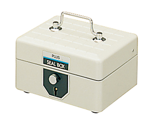 PLUS スチール印箱 小 37-164 エルグレー PLUS WEB CATALOG | 印章用品 | 印箱 | 37-164