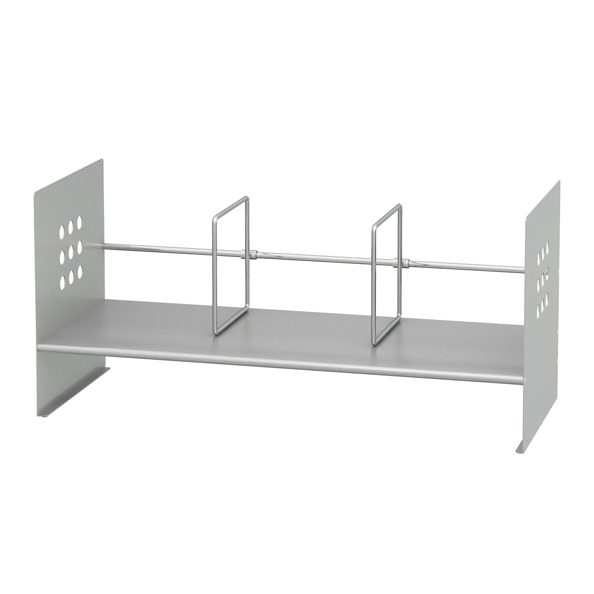 【在庫処分】プラス 机上台 ブックスタンド H型 間口60cm シルバー 89- PLUS WEB CATALOG | 机上用品 | 本立（組立式） | 89-275
