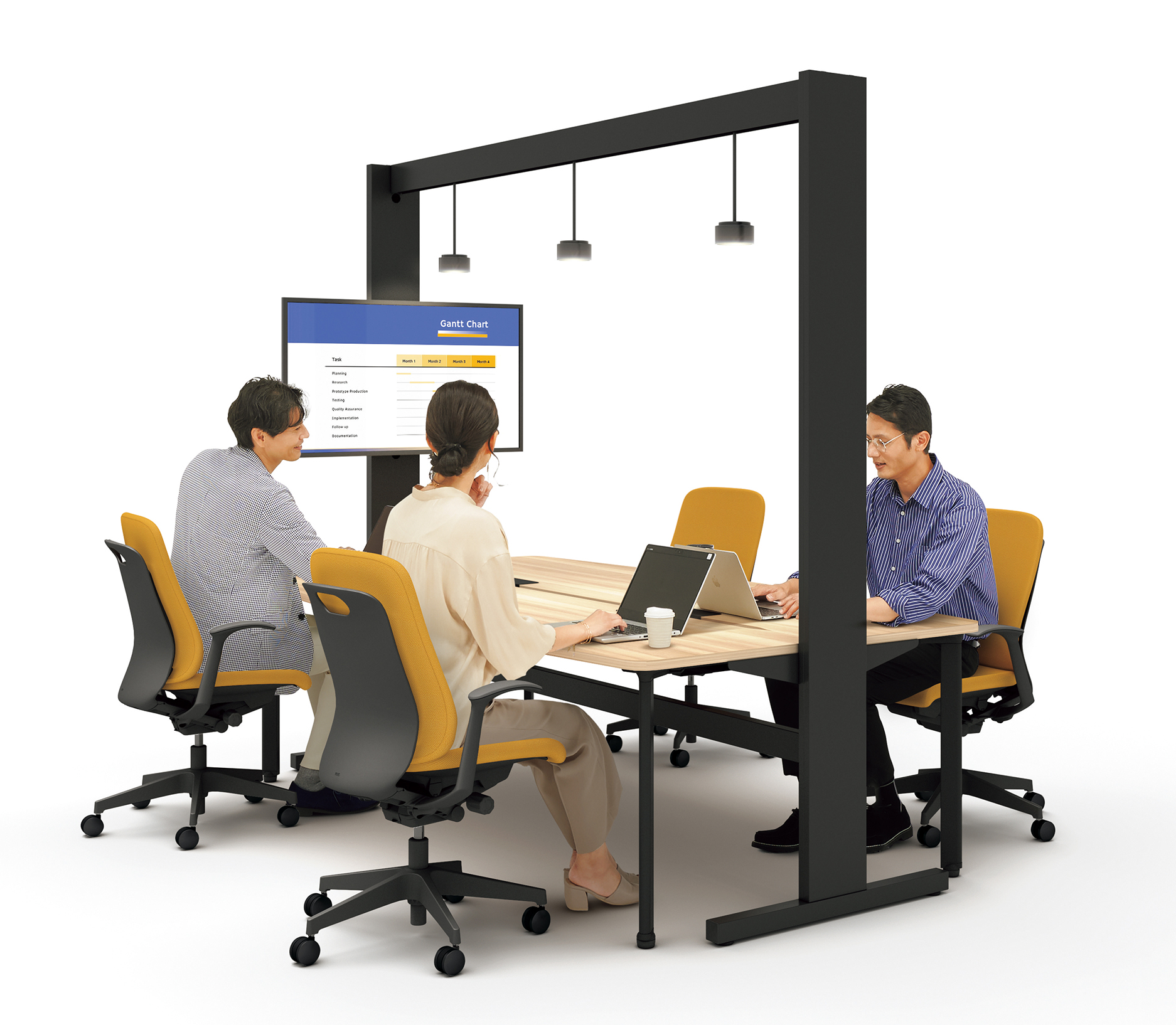 PLUS WEB CATALOG | フリースタイルデスク | P1 | 663-010