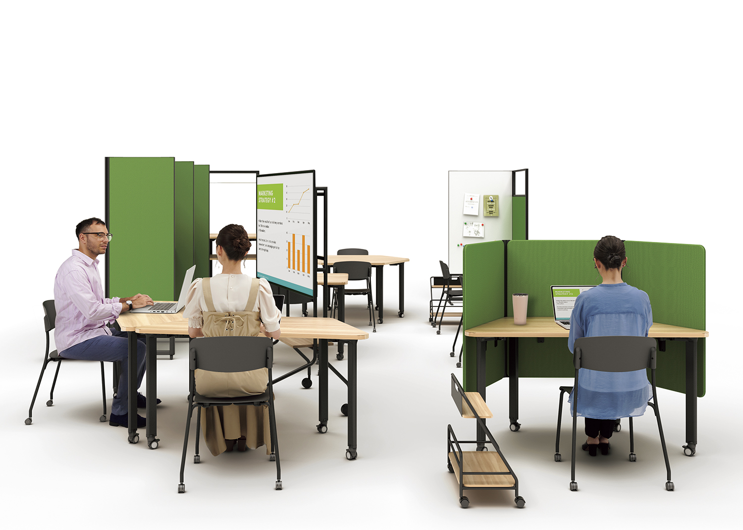 PLUS WEB CATALOG | フリースタイルデスク | P1 | 83-848